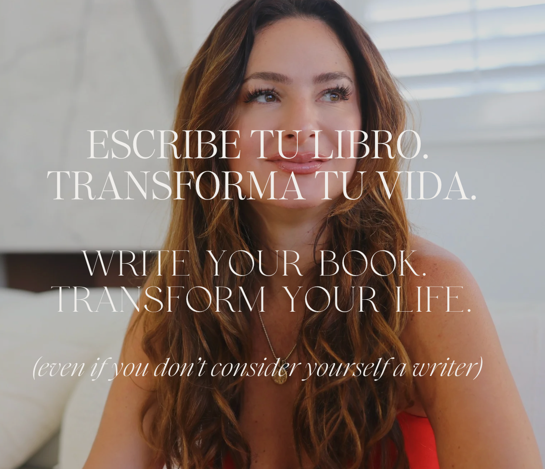 Escribe tu libro. Transforma tu vida.