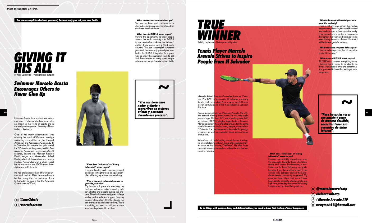 ALEGRÍA Magazine Design & Production Package