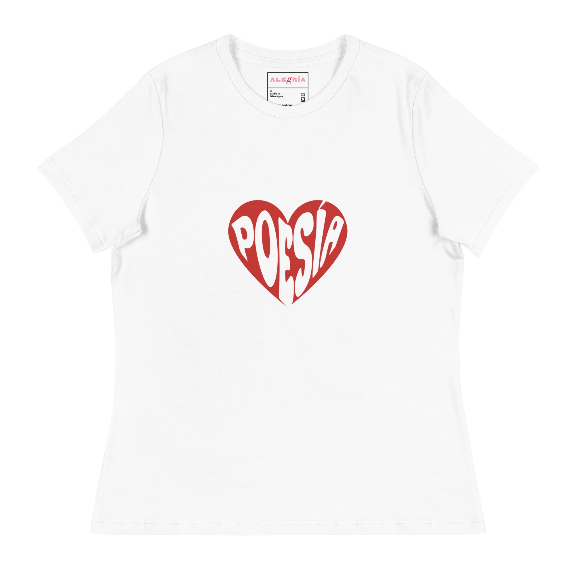 Poesia heart tshirt