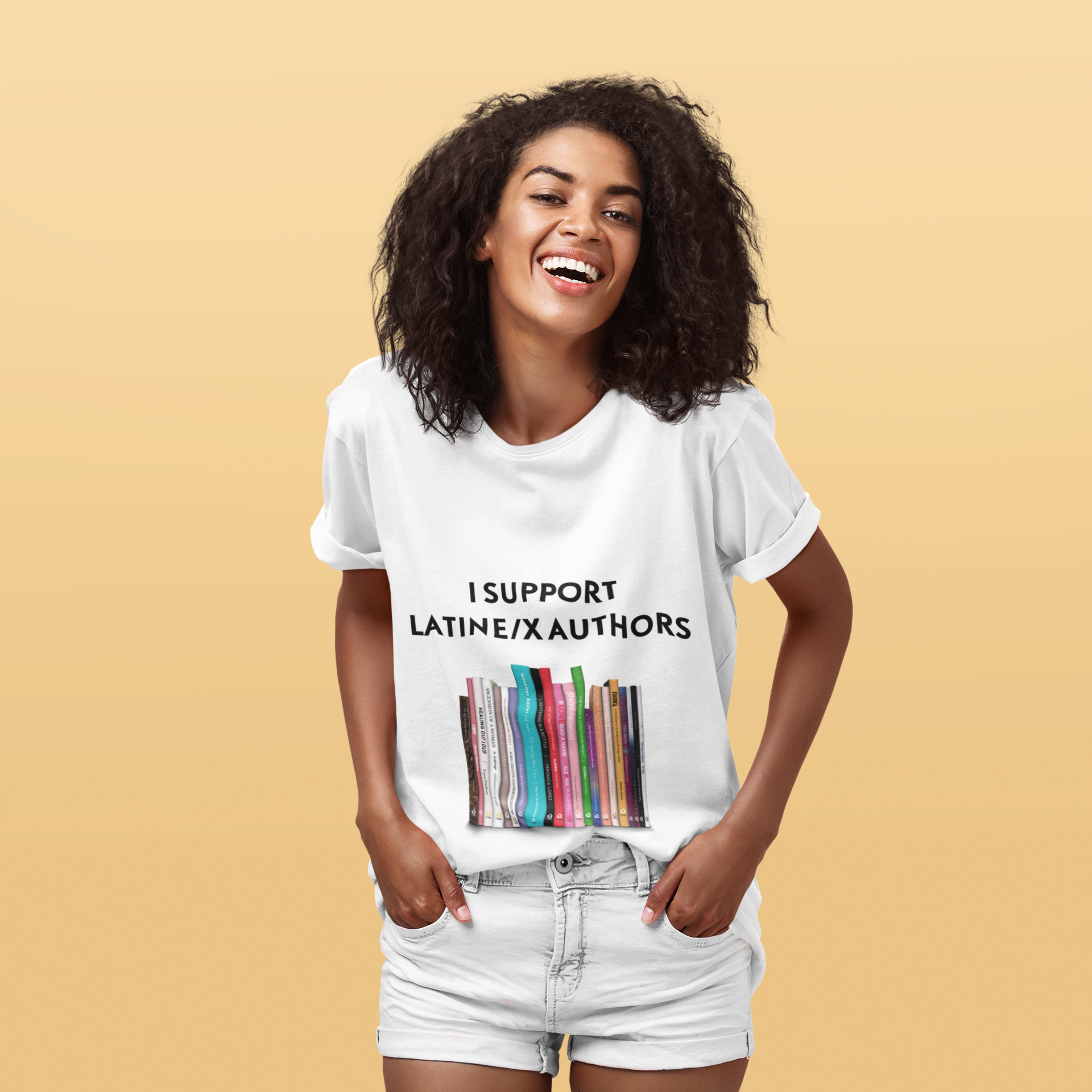 Camiseta de manga corta para mujer